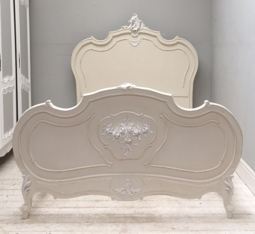 french antique rococo style bed